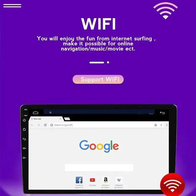 Alt view image 6 of 7 - Car Radio Multimedia Player For Avalon 3 05-10 WiFi Android Navigation GPS Audio