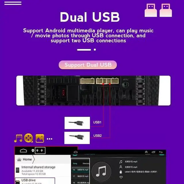 Alt view image 7 of 7 - Car Radio Multimedia Player For Avalon 3 05-10 WiFi Android Navigation GPS Audio