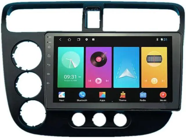 Alt view image 2 of 7 - 2DIN Android radio For CIVIC 01-06 Car stereo Multimedia Player Carplay GPS Navi