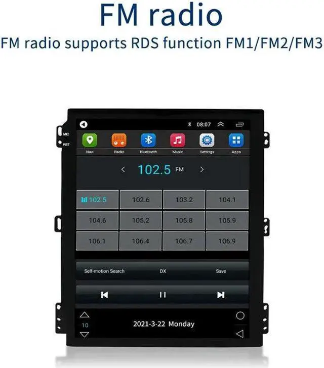Alt view image 5 of 7 - Android Autoradio Radio Multimedia Player GPS Stereo Audio For CRV CR-V 2012-16