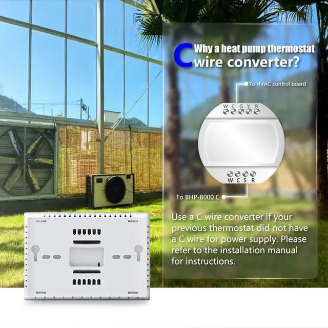 Alt view image 4 of 7 - Smart Thermostat Home WiFi Programmable Digital Thermostat For Heat Pump A0R9