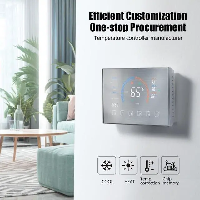 Alt view image 6 of 7 - Smart Thermostat Home WiFi Programmable Digital Thermostat For Heat Pump A0R9