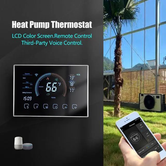 Main image of Smart Thermostat Home WiFi Programmable Digital Thermostat For Heat Pump A0R9