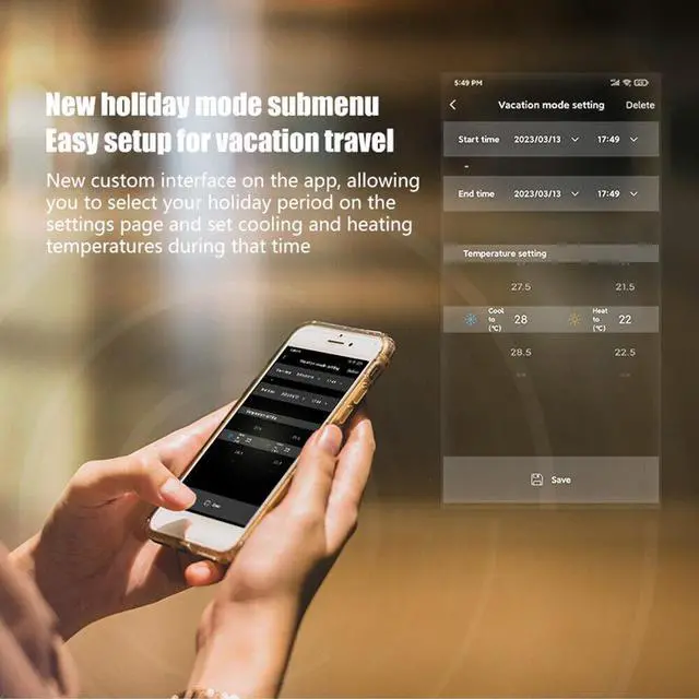 Alt view image 3 of 7 - Smart Thermostat Home WiFi Programmable Digital Thermostat For Heat Pump A0R9