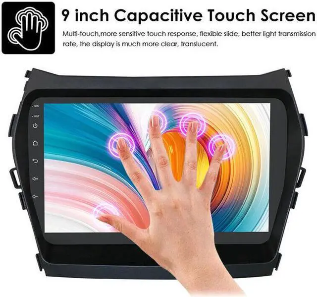 Alt view image 3 of 7 - Car 2Din For Hyundai ix45 Fe 13-17 Wifi Android Radio Multimedia GPS Navigation