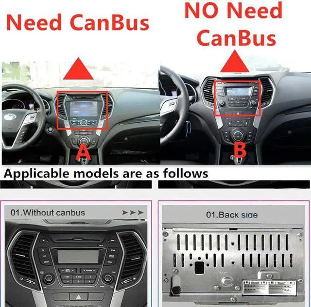 Alt view image 7 of 7 - Car 2Din For Hyundai ix45 Fe 13-17 Wifi Android Radio Multimedia GPS Navigation