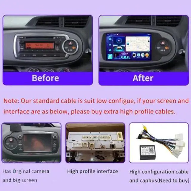 Alt view image 5 of 7 - 9" Android Radio Multimedia Player For Yaris 12-17 Navigation GPS Autoradio WIFI