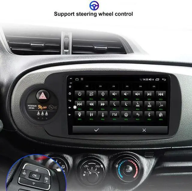 Alt view image 6 of 7 - 9" Android Radio Multimedia Player For Yaris 12-17 Navigation GPS Autoradio WIFI