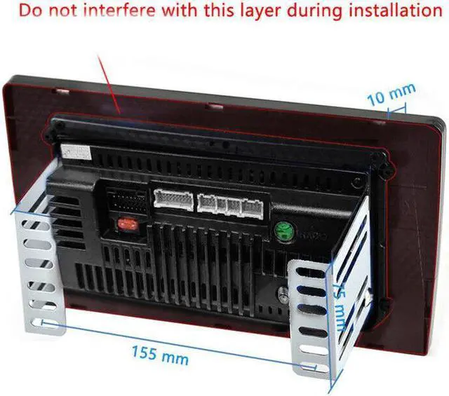 Alt view image 3 of 7 - Car Multimedia Player Andriod GPS Navigation Bluetooth Radio Wifi USB FM Mirror