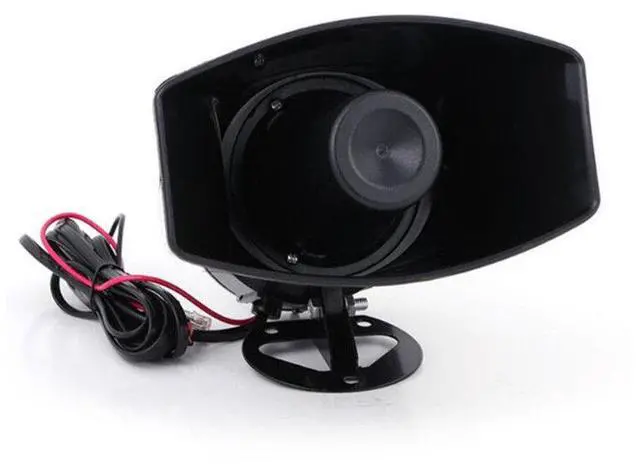 Alt view image 6 of 7 - Car 7 Sound Microphone 80W Electric Alarm Air Horn Siren Speaker Tone Super Loud