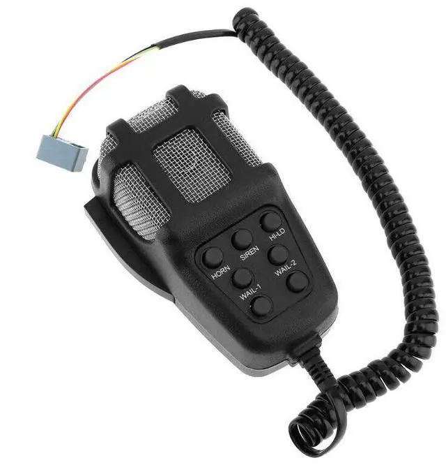 Alt view image 7 of 7 - Car 7 Sound Microphone 80W Electric Alarm Air Horn Siren Speaker Tone Super Loud