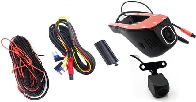 Alt view image 2 of 7 - CarVideo Recorder WIFI Dash Cam Hidden Surveillance Camera Dual Lens Registrator