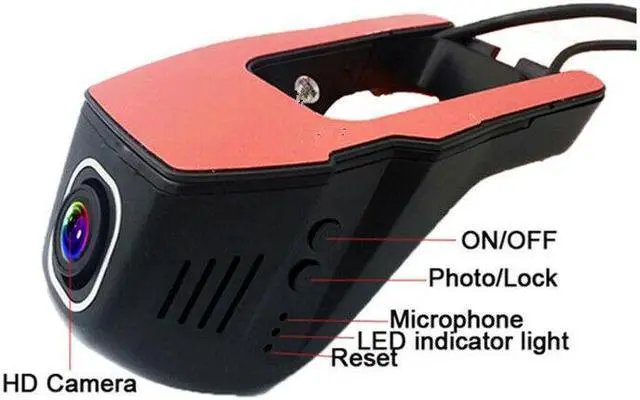 Alt view image 6 of 7 - CarVideo Recorder WIFI Dash Cam Hidden Surveillance Camera Dual Lens Registrator