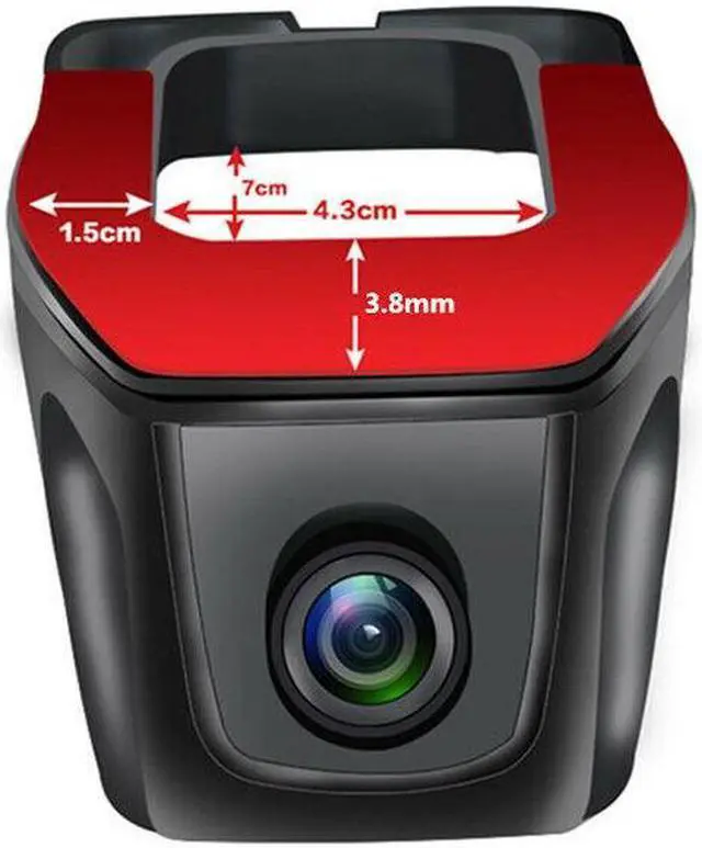 Alt view image 5 of 7 - CarVideo Recorder WIFI Dash Cam Hidden Surveillance Camera Dual Lens Registrator