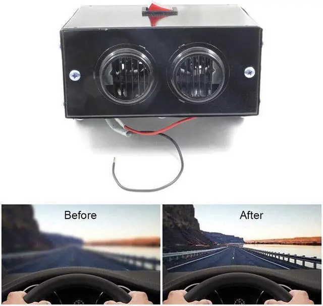 Alt view image 7 of 7 - Car Heater 12V Fan Air Heater Heating Parking Heater Windscreen Demister Defrost