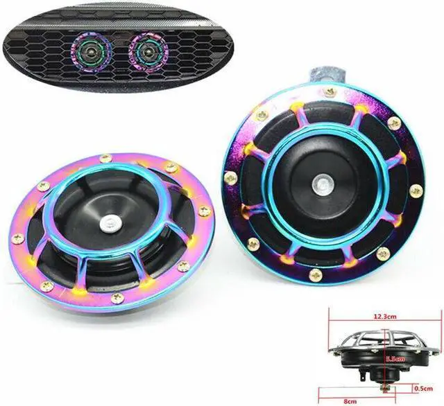 Main image of Car Electric Pump Loud Air Horn 12V 110db Super Loud Compact Electric Blast Tone