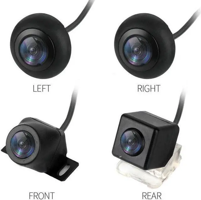 Alt view image 4 of 7 - Car 360 Degree Surround Bird View Panorama DVR System 4Camera Parking Assistance