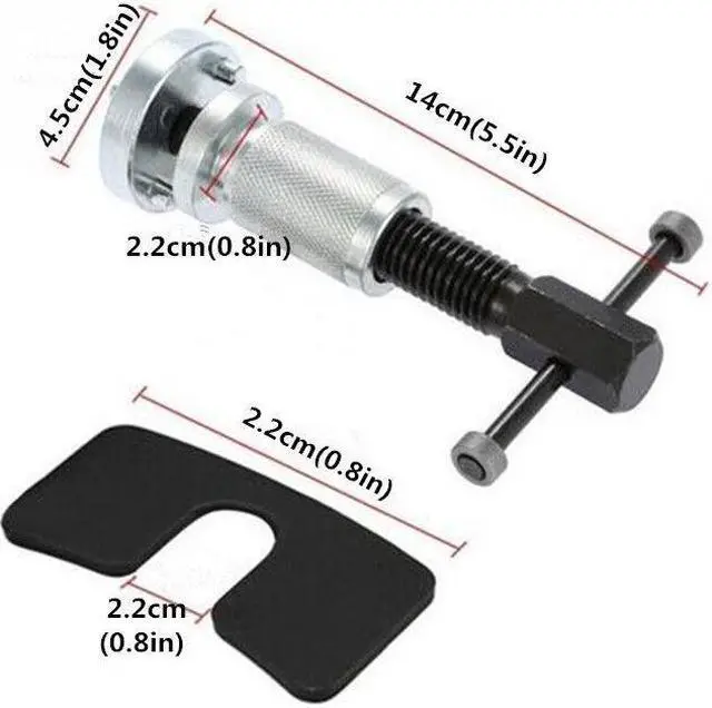 Alt view image 3 of 7 - Car Disc Brake Piston Spreader Separator Separation Tool Calliper Pad Rewind Kit