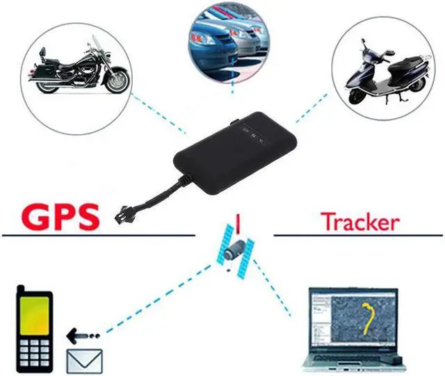 Alt view image 6 of 7 - Motorcycle GPS Tracker GSM GPRS Locator System Global Real Time Tracking Device