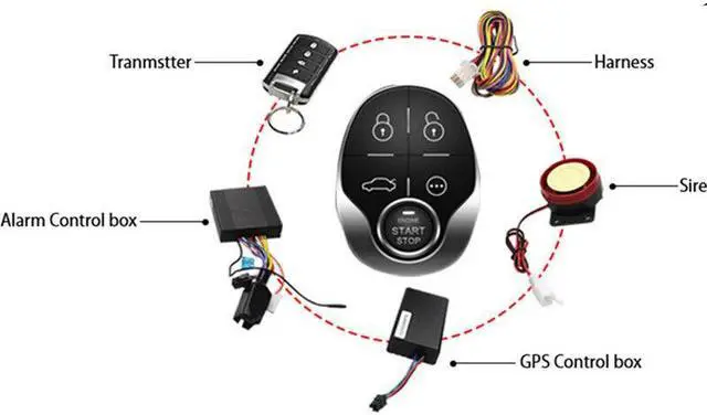 Alt view image 6 of 7 - Waterproof Motorcycle GPS Tracking Alarm Keyless Phone APP Engine Start Remote