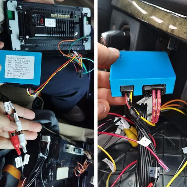 Alt view image 6 of 7 - 1Pcs Car Stereo Radio Optical Fiber DecoderMost Box for Benz ML GL R CLK CLASS