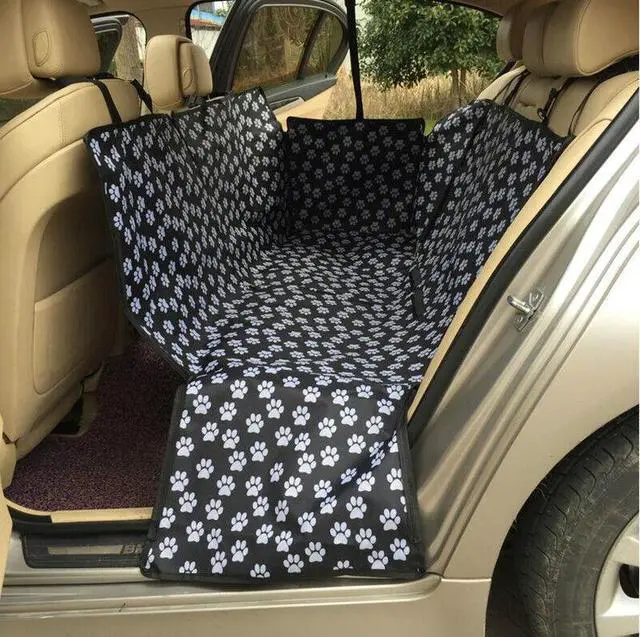 Alt view image 4 of 7 - Car Back Seat Large Pet Waterproof Mat Cover Protector Dog Safety Cushion
