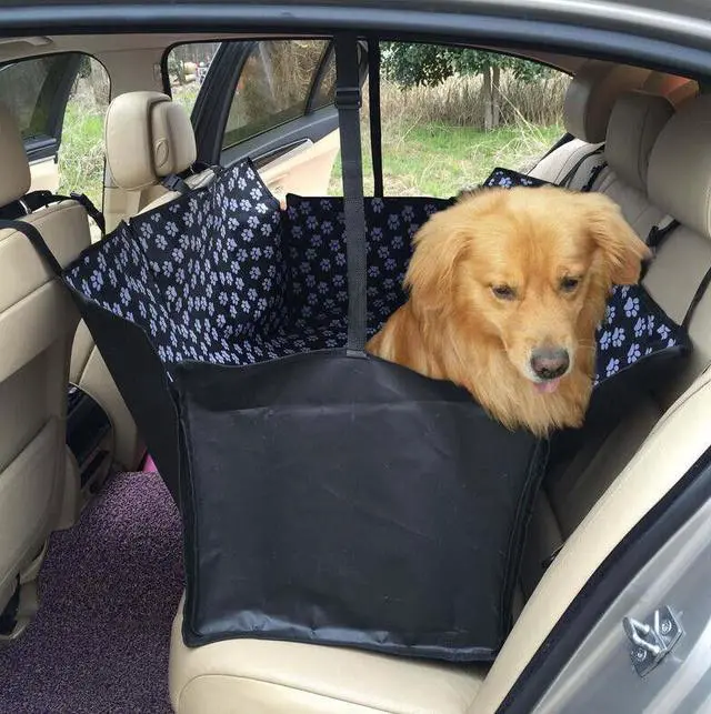 Alt view image 6 of 7 - Car Back Seat Large Pet Waterproof Mat Cover Protector Dog Safety Cushion