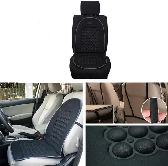 Main image of 1 Pcs Car Seat Cover Black Pad Magnetic Beads Bubble Foam Chair Padded Massage