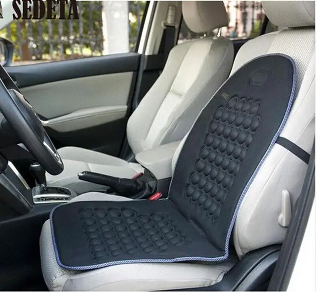 Alt view image 6 of 7 - 1 Pcs Car Seat Cover Black Pad Magnetic Beads Bubble Foam Chair Padded Massage