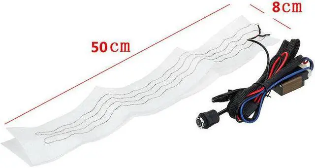 Alt view image 5 of 7 - DC12V Car Steering Wheel 6 Gears Heated Winter Warm Cover Electric Heating Pad