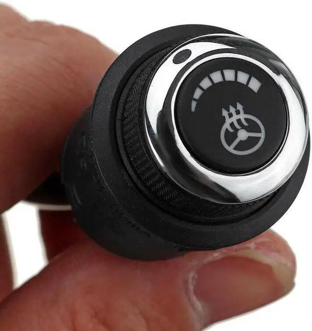 Alt view image 6 of 7 - DC12V Car Steering Wheel 6 Gears Heated Winter Warm Cover Electric Heating Pad