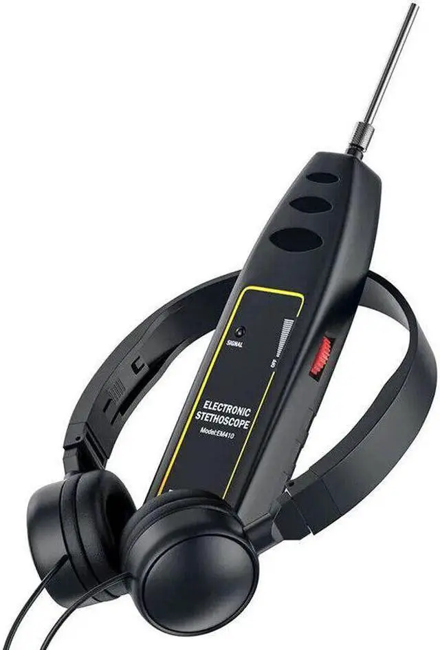 Alt view image 4 of 7 - Car Engine Cylinder Stethoscope Auto Diagnostic Noise Tester Detector Test Tool