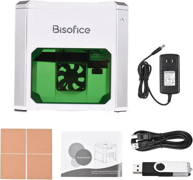Alt view image 6 of 7 - Bisofice K6 Mini Laser Engraving Machine Logo Marker Support BT App Control Y4C2