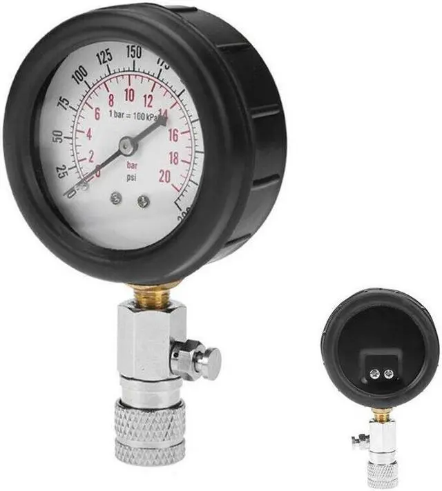 Alt view image 3 of 7 - Car Petrol Engine Pressure Gauge Tester Compression Leakage Diagnostic Tool Kit