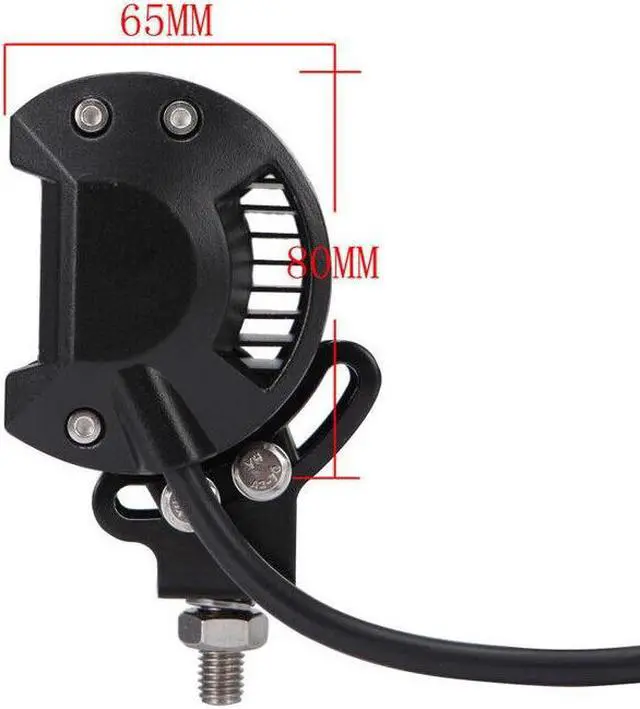 Alt view image 7 of 7 - 2Pcs Car Suv 18W LED Work Light Bar Flood Offroad 4WD Pickup Fog Truck Spotlight