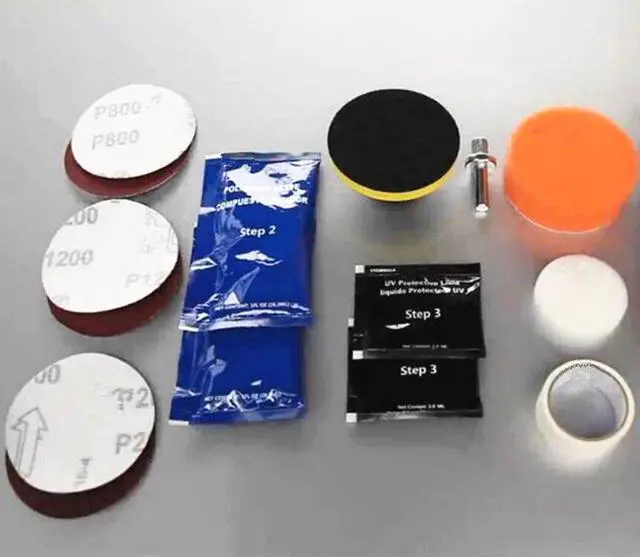 Alt view image 3 of 7 - Car SUV Headlight Light Lens Restoration Repair Headlamp Cleaner Polisher Tool