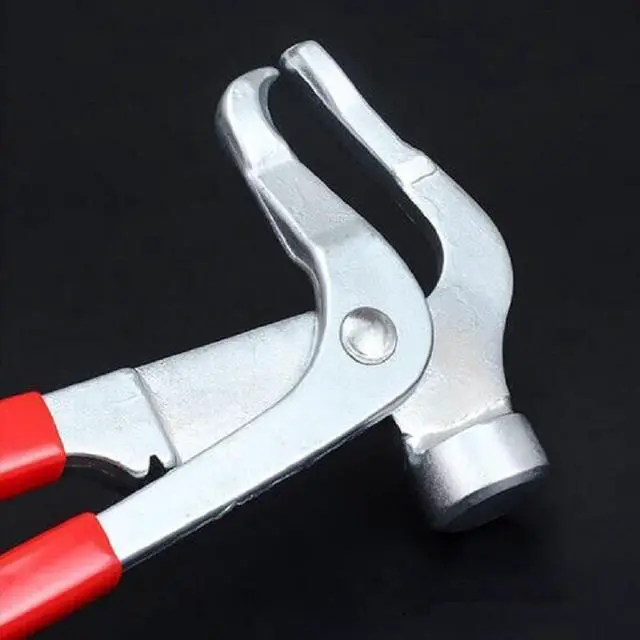 Alt view image 5 of 7 - Universal Car Wheel Weight Plier Balancer Clip Weight Remover Plier Hammer Tool