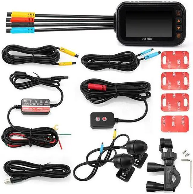 Alt view image 2 of 7 - Motobike Wifi Waterproof Camera HD1080P View Driving Recorder DVR DashCam Logger