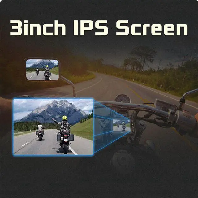 Alt view image 5 of 7 - Motobike Wifi Waterproof Camera HD1080P View Driving Recorder DVR DashCam Logger