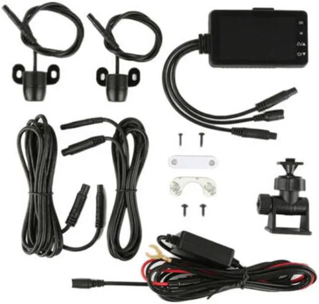 Alt view image 2 of 7 - Motorcycle Dash Dual Lens Recording Camera 3" LCD Screen 120Degree Angle Driving