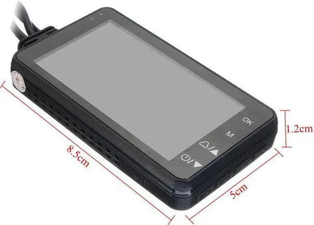 Alt view image 5 of 7 - Motorcycle Dash Dual Lens Recording Camera 3" LCD Screen 120Degree Angle Driving