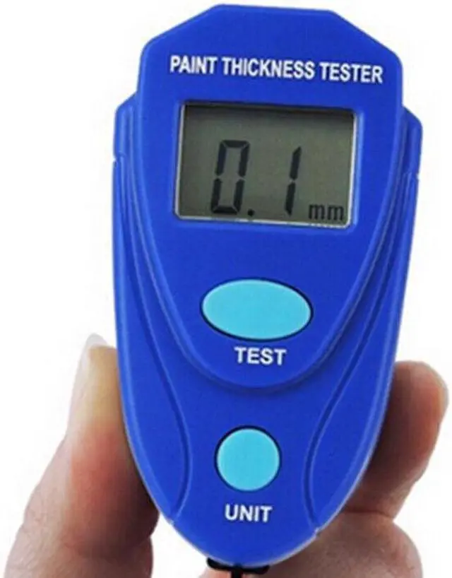 Alt view image 2 of 7 - LCD Coating Gauge Car Painting Thickness Tester Paint Meter Diagnostic Tool