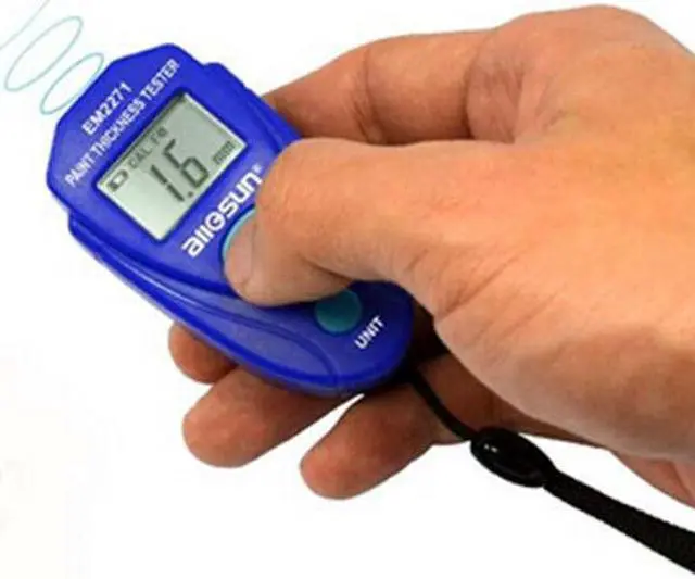 Alt view image 6 of 7 - LCD Coating Gauge Car Painting Thickness Tester Paint Meter Diagnostic Tool