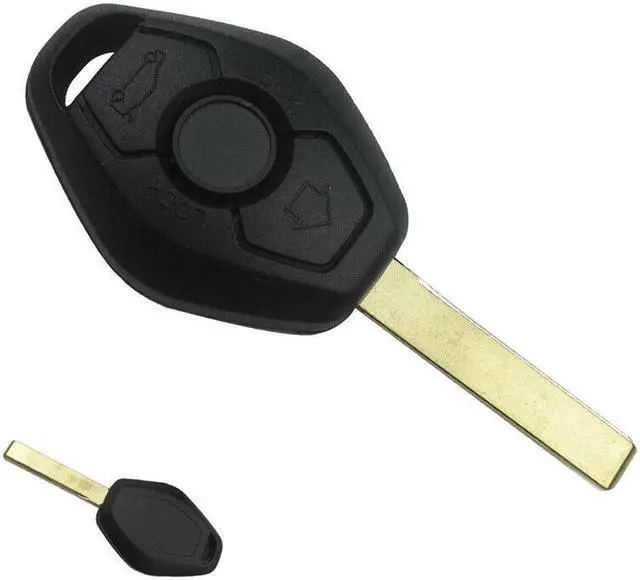 Alt view image 2 of 7 - Car 3 Button Uncut 315MHz or 433MHz Key Remote Shell Case