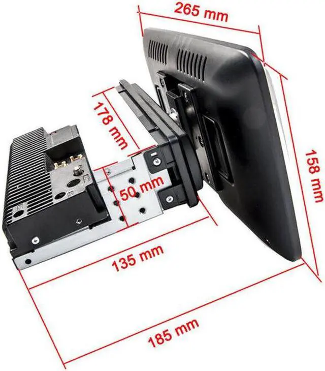 Alt view image 4 of 7 - 1Din Car Multimedia Players Android Stereo 10.1 in Touch Screen Video GPS WiFi