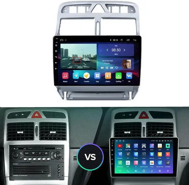 Main image of Car Radio Coche Android GPS Navigation Multimedia Player For Peugeot 307 04-13