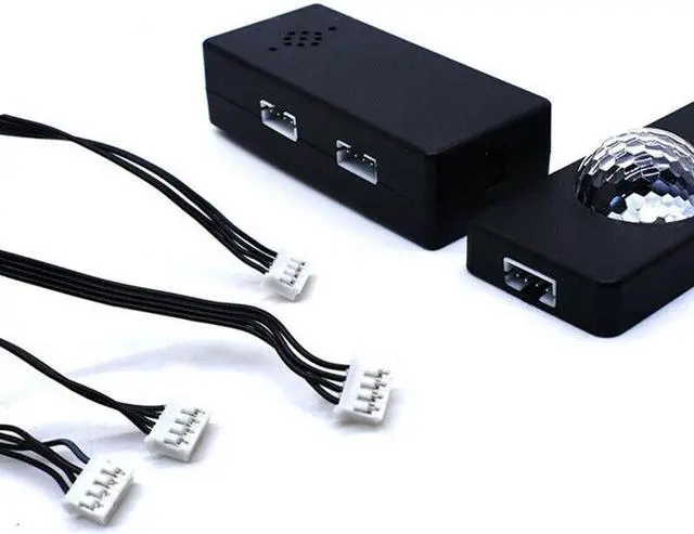 Alt view image 3 of 7 - Car RGB LED Foot Star Light Neon Atmosphere Strip Music Sensor Remote Control