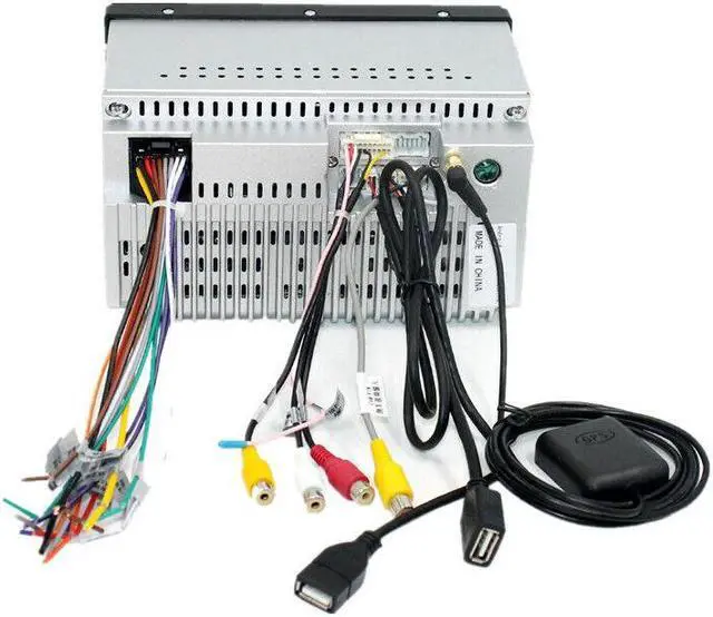 Alt view image 6 of 7 - Car Radio Built-In GPS Navigation 7In Monitor 2 Din Android 8.0 Quad-Core 1G+16G