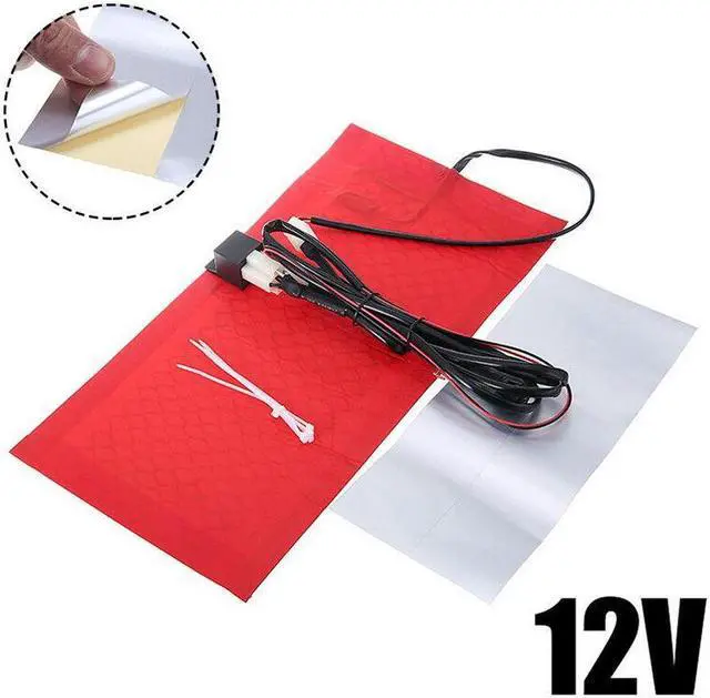 Alt view image 3 of 7 - Motorcycle Seat Heated Cushion Winter Warmer Waterproof Pad Heating Pad Mat
