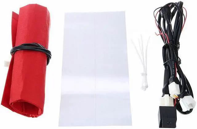 Alt view image 2 of 7 - Motorcycle Seat Heated Cushion Winter Warmer Waterproof Pad Heating Pad Mat